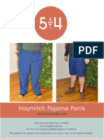 Haymitch Woven Pajama Pants Tutorial