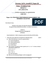 Suggested Answers - Syl16 - June2019 - Paper 20 Final Examination