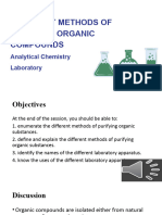 AnaChem Lab 2 - Purifying Organic Compounds