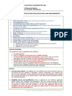 Net Metering Application Qualifications and Requirements