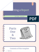 Writing A Report