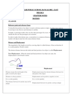 Physics-Motion Notes