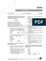 ADMAT WR-2 - Verbal Ability - Stu