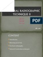 Intraoral Radiographic Technique Ii