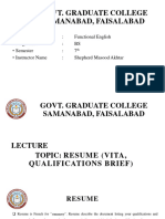 Lecture 07 (English For Employment)