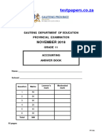 Gr11 Acc November 2018 Question Paper Answer Book