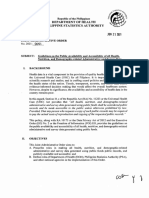 JAO 2021-0001 DOH-PSA Public Availability and Accessibility of Health Data