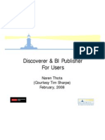 Discoverer and Bi Publisher