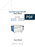 Water Maker Aquamatic Compact - Manual