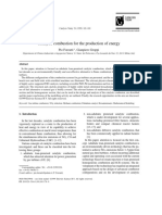 Catalytic Combustion For Energy Production