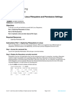 4.5.4 Lab - Navigating The Linux Filesystem and Permission Settings