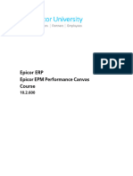 Epicor EPM Performance Canvas