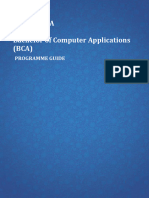 Online Bca Bachelor of Computer Applications (BCA) : Programme Guide