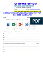 Basic 9 - Computing Practical Question