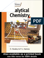 205-W13-Acid-base Titrations-Instant Notes - Analytical Chemistry