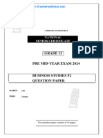 LP Business Studies Grade 12 June 2024 P2 and Memo