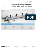 The Uniformly Accelerated Movement On The Inclined Track With The Roller Track and Timing Device 4-4