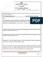 Unit2 - Sound - Sampling Rate - Answerkey