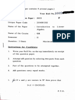 Chemistry Hons Sem 2 Question Papers NEP