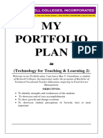 My Portfolio Plan