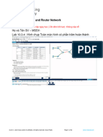 10.4.4 Lab - Build A Switch and Router Network