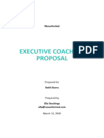 Executive Coaching Proposal Template