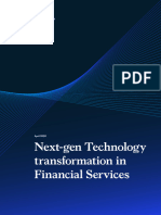 Next Gen Technology Transformation in Financial Services