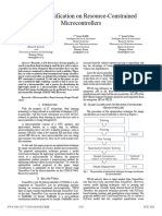 Image Classification On Resource-Constrained Microcontrollers