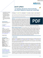 Geophysical Research Letters - 2023 - Yoshimura - Clear Air Turbulence Resolved by Numerical Weather Prediction Model