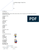 Soal Bahasa Inggris Family Tree Kelas 6