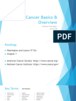 1 - Cancer Basics Overview