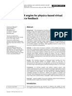 Using The PhysX Engine For Physics-Based Virtual Surgery With Force Feedback