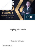 Signing SEO Clients