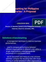 Benchmarking For Philippine Libraries: A Proposal