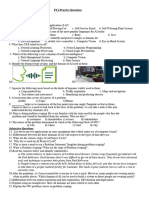 PT1 Revision - Practice Questions