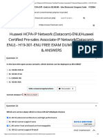 Huawei HCPA-IP Network (Datacom) - ENU (Huawei Certified Pre-Sales Associate-IP Network (Datacom) - ENU) - H19-301-ENU FREE EXAM DUMPS QUESTIONS & ANSWERS) 21-25