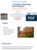 5.0 Structural Design of Retaining Wall Structures - PB - 2022