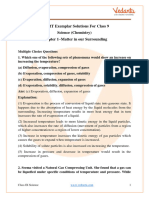 NCERT Exemplar For Class 9 Science Chapter 1 - Matter in Our Surroundings (Book Solutions)