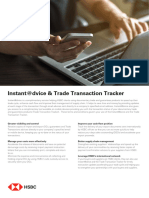 Instant Advice and Trade Transaction Tracker Form