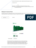 China Biological Treatment Plant Manufacturers, Suppliers - Biological Treatment Plant Design Price - Qiankun