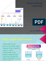 Factors Affecting Evaporaton