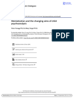 FONAGY, P. & TARGET, M. Mentalization and The Changing Aims of Child