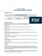 CAS Exam 8 Content Outline 2024 - FULL