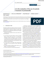 Periodontology 2000 - 2023 - Herrera - Europe S Contribution To The Evaluation of The Use of Systemic Antimicrobials in The