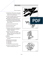 Group 4 Main Control Valve: 1. Removal and Install