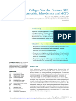 Collagen Vascular Diseases SLE Dermatomyositis Scleroderma and MCTD PIR 10 2018 2