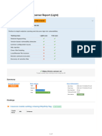 PentestTools WebsiteScanner Report