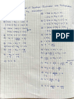 Solving Systems of Equations - Answers