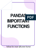 Top Pandas - Functions