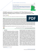 HOMER Optimization of Standalone PV - Wind - Battery Powered